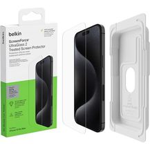 Bild für Belkin ScreenForce UltraGlass 2 antimikrobielle iPhone 15 Pro Max Display-Schutzfolie