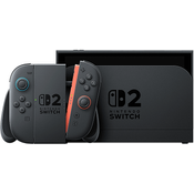 Nintendo Switch 2 Konsole – 7,9" Farbdisplay, 256 GB Speicher, klassisches Schwarz, intensives Gaming-Erlebnis