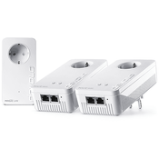 DEVOLO Magic 2 WiFi 6 next Powerline-Adapter Multiroom Kit, 3000 Mbit/s, kabellos und kabelgebunden, WLAN-Boost, Easy Mesh