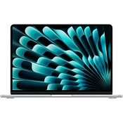Apple 13" MacBook Air Laptop mit M3 Chip: 13,6" Liquid Retina Display, 24 GB gemeinsamer Arbeitsspeicher, 512 GB SSD Speicher, beleuchtete Tastatur, 1080p FaceTime HD Kamera, Silber