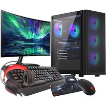 Bild für VIST Gaming PC Komplett Set Ryzen 7 5700X RTX 4060 32GB SSD 1TB WiFi 27" W11