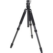 Rollei Rock Solid Beta Mark III inkl. Rollei Stativkopf T5S MK III, sehr Robustes, professionelles Dreibeinstativ mit 360° Kugelkopf und 22KG Traglast., schwarz