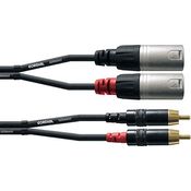 CORDIAL CABLES Duales Audiokabel XLR Stecker/RCA 3 m AUDIO Essentials RCA KABEL