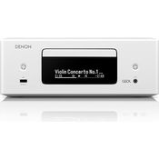 Denon RCD-N12DAB Kompaktanlage, HiFi Verstärker, CD-Player, Internetradio, Musikstreaming, HEOS Multiroom, Bluetooth und WLAN, AirPlay 2, Alexa Kompatibel, 2 Optische TV-Eingänge, DAB+ Radio