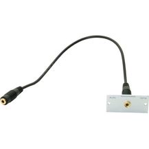 Bild für Kindermann 7441000511 Audio 3,5 mm Klinke Blende mit Kabel Buchse auf Buchse