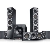 Teufel Theater 500 Surround 5.1 Heimkino-Set - Mächtiger Subwoofer, Dipol-Rear-Lautsprecher, Bassreflex - schwarz - Preisvergleich