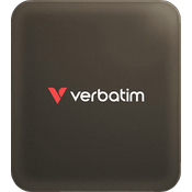 VERBATIM SnapBack SSD, externe 1 TB Festplatte mit MagSafe-Befestigung und Hochgeschwindigkeitsleistung bis zu 20 Gbps, Mocha Metallic