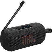 JBL Tuner 3, Tragbares DAB/DAB+/UKW Bluetooth Radio mit 6 Sendern, 15 Std Wiedergabe, IP68 wasser- und staubdicht, Auracast Multi-Cast, Schwarz