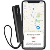 Invoxia GPS Tracker Pro, Echtzeit-Tracker mit Geofencing und bis zu 3 Monate Batterielebensdauer, Schwarz