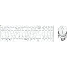 Bild für Rapoo 9750M kabelloses Tastatur-Maus Set Wireless Deskset 1600 DPI Sensor wiederaufladbarer Akku flaches Aluminium Design DE-Layout QWERTZ PC & Mac