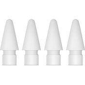 Apple Ersatzspitze für Stift, Packung mit 4 weißen Spitzen, kompatibel mit Apple Pencil Pro, 2. Generation und USB-C