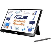 ASUS ZenScreen Ink MB14AHD - 14 Zoll tragbarer USB Touch Monitor - Full HD 1920x1080, Typ-C, Micro HDMI, Autorotation, leichtes Design, Kickstand, Stativ Sockel - IPS Panel, 16:9, inkl. Stift