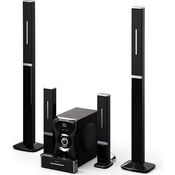 auna 5.1 Sound System - Kabellose Lautsprecher-Soundbar, RGB Farbe, 120 W Leistung, Karaoke-Funktion - Bluetooth-gesteuert