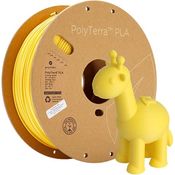Polymaker PolyTerra PLA Savannah Gelb, 3D-Druckfilament, 1.75mm, 1kg, nachhaltiger Biokunststoff, druckt wie PLA