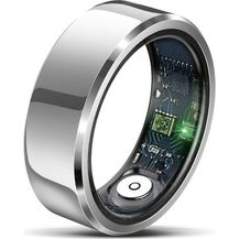 Bild für Beafon Smart Ring SR6, Fitness-Tracker aus Edelstahl in Silber, Bluetooth 5.1, Größe 9 (59,5 mm)