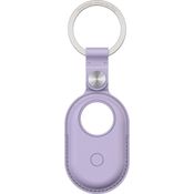 Samsung Braloba Key Ring Case, Tracker aus veganem Leder, violett, für Galaxy SmartTag2