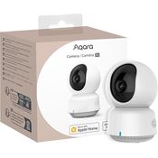 Aqara 2K Innenraum-Sicherheitskamera E1, Schwenken & Neigen, HomeKit Secure Video, Zwei-Wege-Audio, Nachtsicht, Personenverfolgung, Wi-Fi 6, Unterstützt HomeKit, Alexa, Google Home und IFTTT