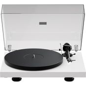Pro-Ject Debut EVO 2 Plattenspieler, Weiß, Riemenantrieb, 33/45 U/min, 8,6" Carbon-Tonarm, höhenverstellbare Füße