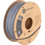 Polymaker PolyLite PLA Grau, 3D-Druckfilament, 1.75mm, 1kg, hohe Hitzebeständigkeit bis 140°C, zuverlässige Druckbarkeit