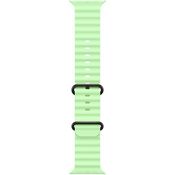 Apple Ocean Band, 49 mm Armband aus Elastomer für Apple Watch, neongrün, One Size, ideal für Wassersport