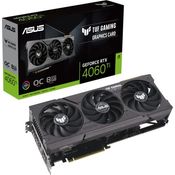 ASUS TUF Gaming GeForce RTX 4060 Ti 8GB GDDR6 OC Edition Gaming Grafikkarte (Nvidia Geforce RTX4060Ti DLSS 3, PCIe 4.0, 1x HDMI 2.1, 3x DisplayPort 1.4a, TUF-RTX4060TI-O8G-GAMING)