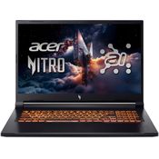 Acer Nitro V17 (ANV17-41-R0D6) Gaming Laptop, 17,3" Full-HD, 144Hz, Ryzen R5-240, 16GB RAM, 512GB SSD, GeForce RTX 5050, schwarz, Windows 11