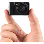 KKmoon Mini-Digital-Videokamera, 1080P-Camcorder mit integriertem Akku, LCD-Bildschirm und Blitz, Schwarz