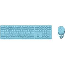 Bild für Rapoo 9850M kabelloses Tastatur-Maus Set Wireless Deskset 1600 DPI Sensor wiederaufladbarer Akku flaches Aluminium Design DE-Layout QWERTZ PC & Mac