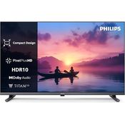 Philips 32PFS6000, 32 Zoll 2K HD LED Smart TV mit Pixel Plus, Titan OS, Dolby Digital Sound, Sprachsteuerung mit Alexa und Google Assistent