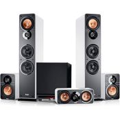 Teufel Ultima 40 Surround Power Edition 5.1-Set - Heimkino Lautsprecher mit riesigem Subwoofer, 3-Wege-System -weiß - Preisvergleich