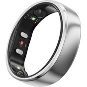 RingConn RingConn Gen 2, Fitness-Tracker mit Schlafüberwachung, Herzfrequenz-Tracking und 10-12 Tagen Akkulaufzeit, silber