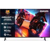 Philips Ambilight 65MLED910, 65 Zoll Mini LED 4K Smart TV mit P5 Perfect Picture Engine, Titan OS, Dolby Vision und Dolby Atmos Sound