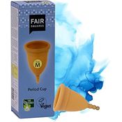 Fair Squared Size M Period Cup Menstruationstasse Menstruationsbecher - Naturreine Menstruationstasse aus Naturkautschuk aus fairem Handel - vegan und Zero Waste, Größe M in Naturfarben - Preisvergleich