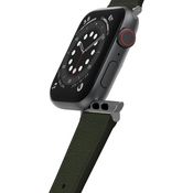 OtterBox Symmetry Cactus Leather Watch Band für Apple Watch 9/8/7 45mm (Veganes Leder), Uhrenarmband, Grün