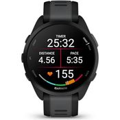 GARMIN Forerunner 165, leichte GPS Smartwatch zum Laufen, mit AMOLED Touchscreen, Trainingsempfehlungen, Gesundheitsdaten, smarten Funktionen