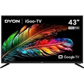 DYON iGoo-TV 43F 108cm (43 Zoll) Google TV (Full-HD, HD Triple Tuner, Prime Video, Netflix, Google Play Store für DAZN, Disney+, Apple TV+, Paramount+, waipu.tv UVM., Google Assistant) [Mod. 2023]