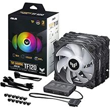 Bild für ASUS TUF Gaming TF120 ARGB-Gehäuselüfter 3IN1 mit ARGB Controller (3 Stück, Aura Sync, leiser adressierbarer ARGB Lüfter, PWM Steuerung)