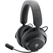 Alienware Pro Wireless Gaming-Headset - 50 mm Graphen-Treiber, KI-Geräuschunterdrückung, Hybrid ANC, bis zu 75 Stunden Akkulaufzeit, Dark Side of The Moon
