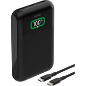 Belkin BoostCharge Pro 20.000 mAh BPB020 3-Port Laptop Powerbank 20K, USB-C-Anschlüsse und USB-A-Anschluss, USB-C Power Delivery, tragbares Schnellladegerät für MacBook, iPhone Serie 16, iPad Pro, Galaxy S24 – Schwarz