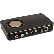 Asus Xonar U7 MKII 7.1 Soundkarte (mit Kopfhörerverstärker, 192kHu-24-bit HD Sound, 114dB SNR, dedizierte Lautstärkeregler)