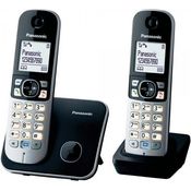 Pa­na­so­nic KX-TG6812 Duo schwarz Analog-Telefon 