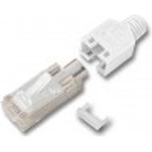Bild für 100 x Hirose TM11 RJ45 Modular CAT.5e Crimp Stecker beige