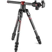 Manfrotto Befree GT XPRO Carbon: Stativ mit Kugelkopf 496, M-Lock-System, 90-Grad-Säule, 200PL-PRO-Platte, für DSLR- oder CSC-Kamera mit langem Objektiv, Makrofotografie, Carbon, MKBFRC4GTXP-BH