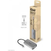 Club3D Adapter USB 3.2 Typ C > DVI-D HDCP Off aktiv St-Bu