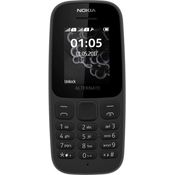 Nokia 105 Mobiltelefon (1, 8 Zoll Farbdisplay, FM Radio, 4 MB ROM, Dual-Sim) Schwarz, Version 2019