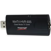 Hauppauge WinTV-HVR-935HD 01588 - USB Hybrid TV-Tuner - digitales Fernsehen DVB-T2 HD, DVB-C HD, DVB-T, Analog-TV für Laptop oder PC