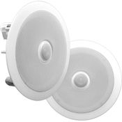 Pyle PDIC60 - Lautsprecher (2.0 Kanäle, Verkabelt, Terminal, 125 W, 65-22000 Hz, Weiß)