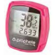 Prophete Fahrradcomputer, pink-Grün-Schwarz, M