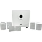 Elac Cinema 5.2 weiß 5.1-Heimkino-Set mit aktivem Subwoofer