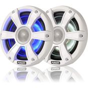 FUSION Marine High Performance Sport Grill und LED-Beleuchtung, Lautsprecher, Weiß, 7,7 cm